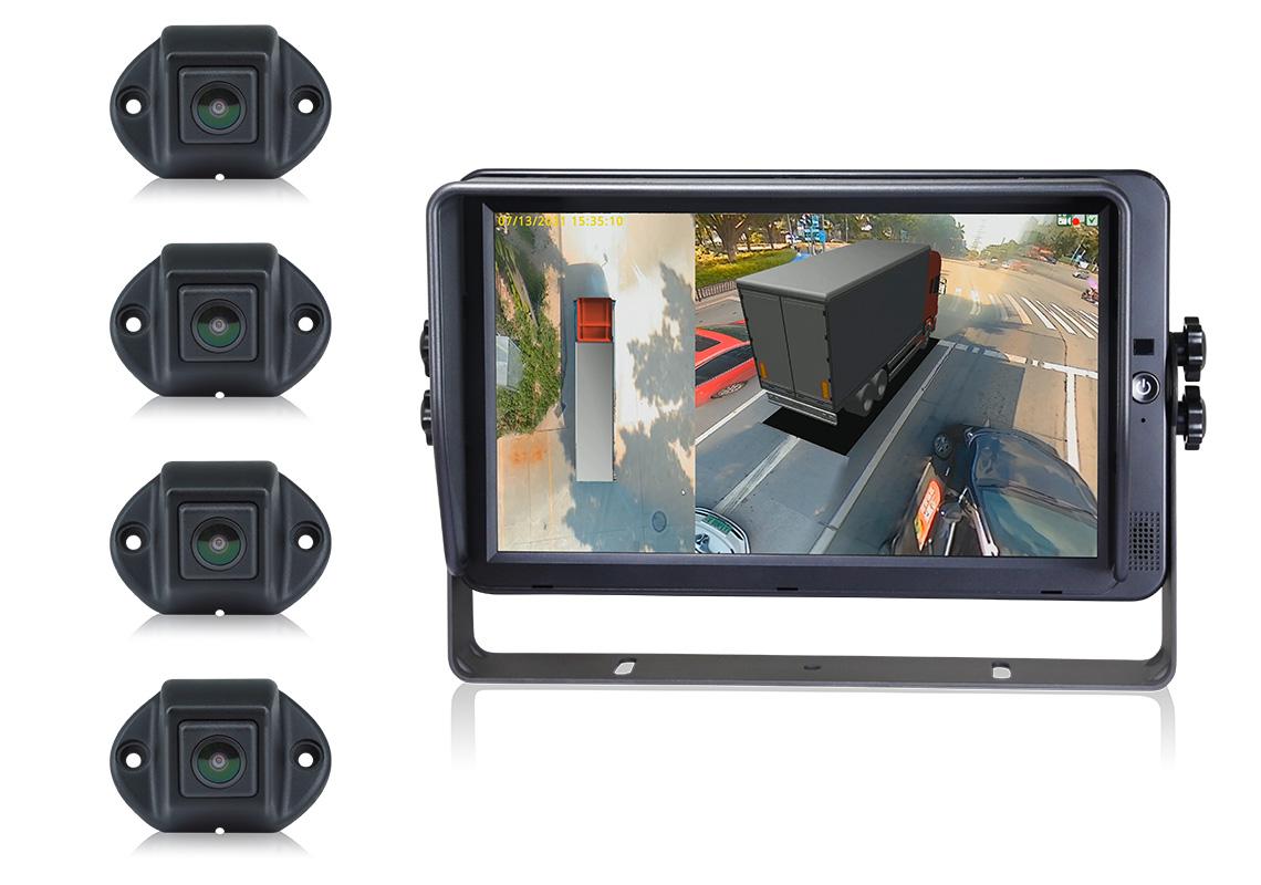 360° komplettset 4 kameras